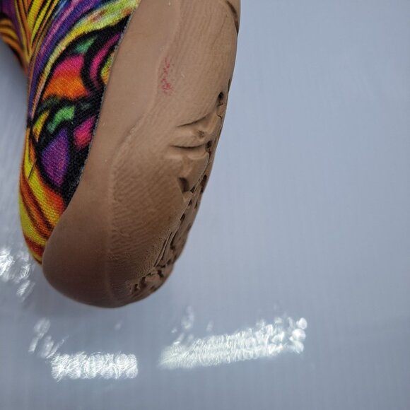 UIN Toledo Women 8 Colorful Abstract Art Slip-On Canvas Shoes Rubber Sole Casual - Picture 12 of 13